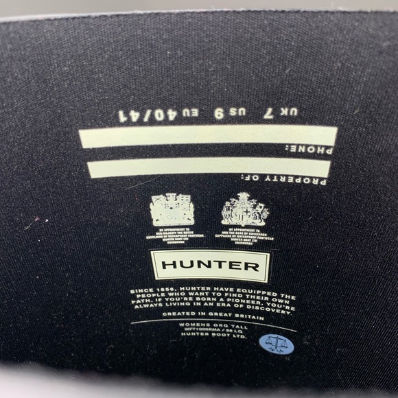 HUNTER | Matte Black Knee High Boots - Picture 7 of 7